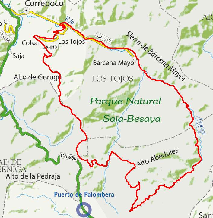 Mapa ruta 16a