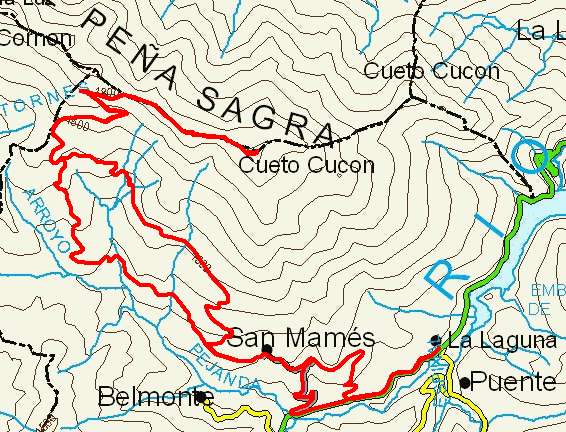 mapa route 47a