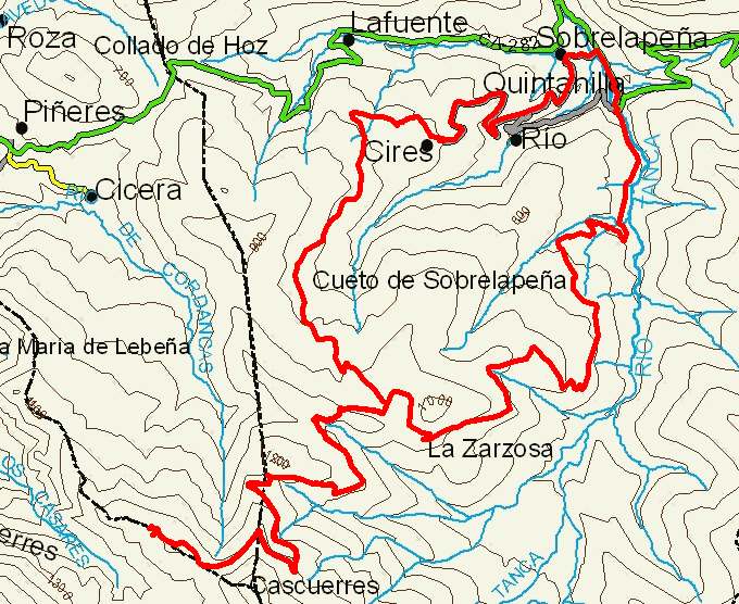 map of route 49