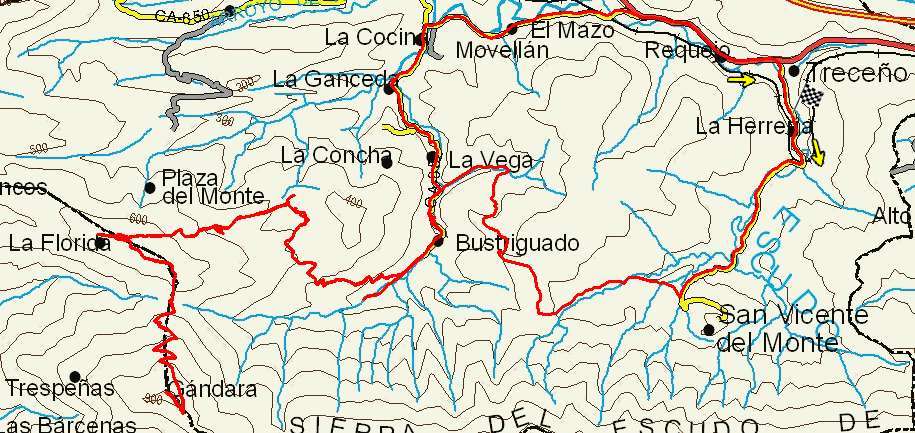 mapa ruta 61