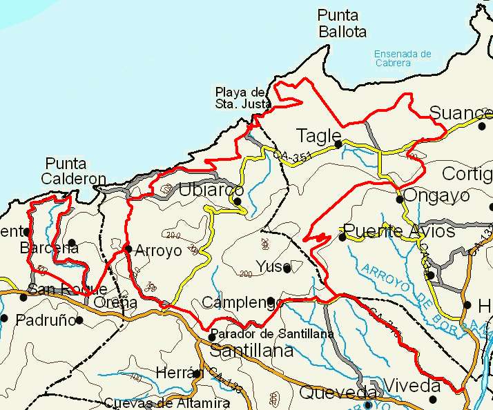 Mapa ruta 65