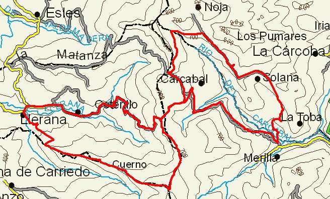 Mapa route 66