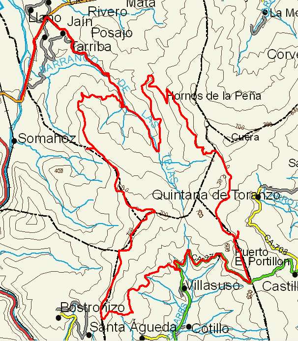 mapa route 67