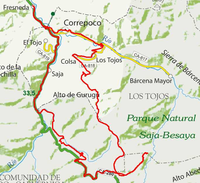 mapa ruta 2