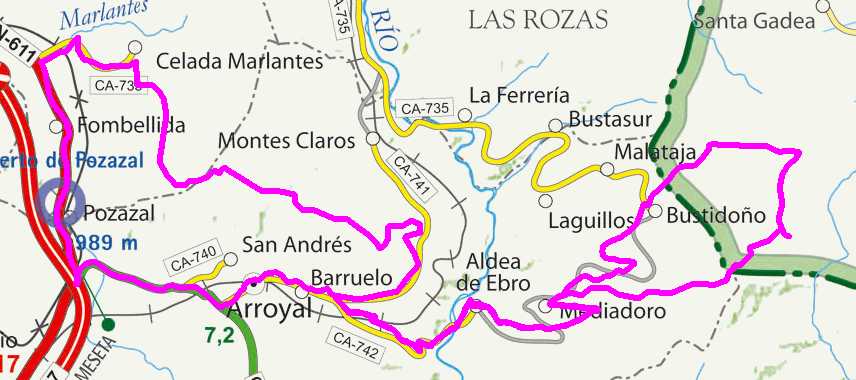 Mapa ruta 10