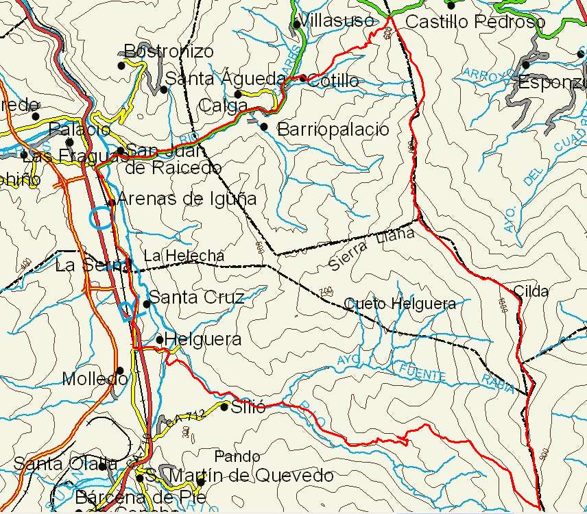 mapa ruta 35