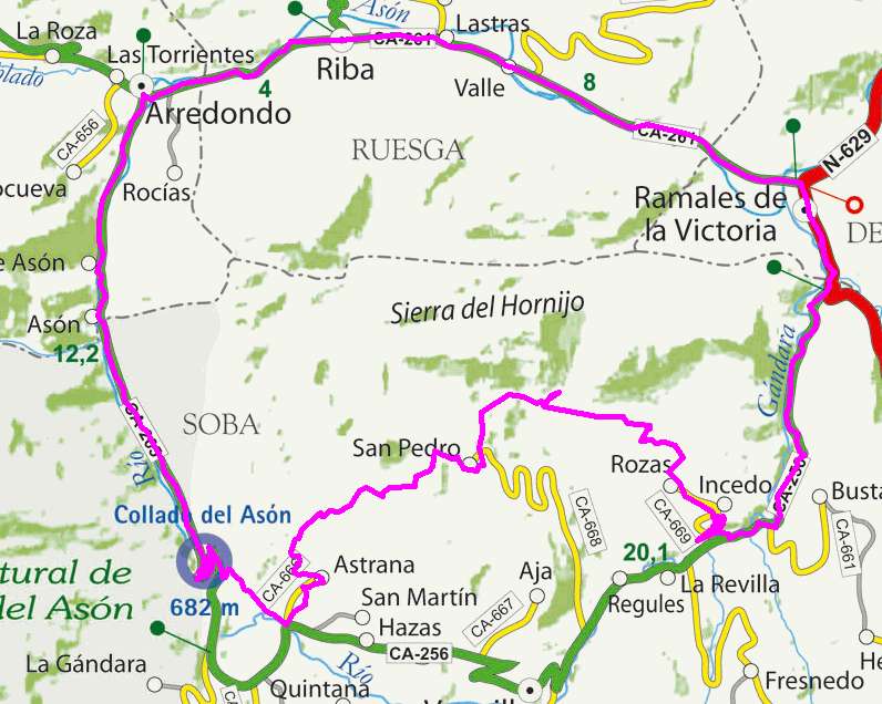 mapa ruta 39