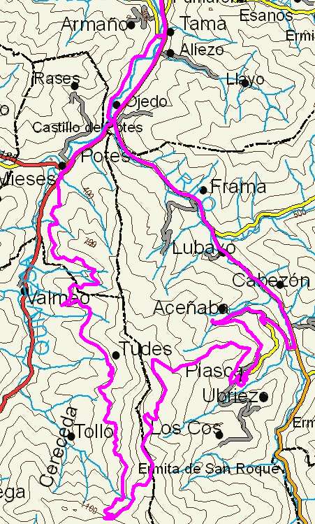 mapa ruta 40