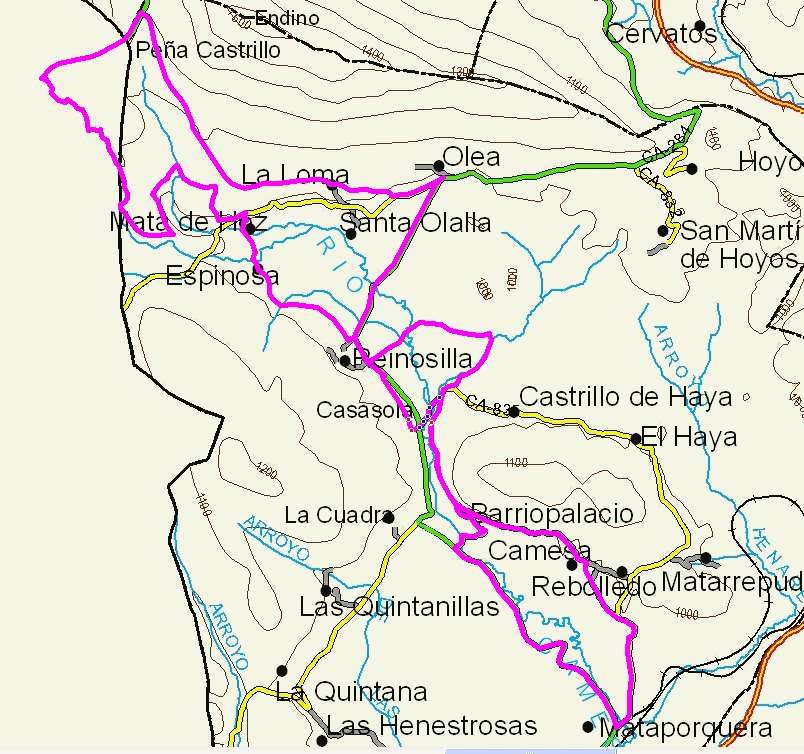 mapa route 41