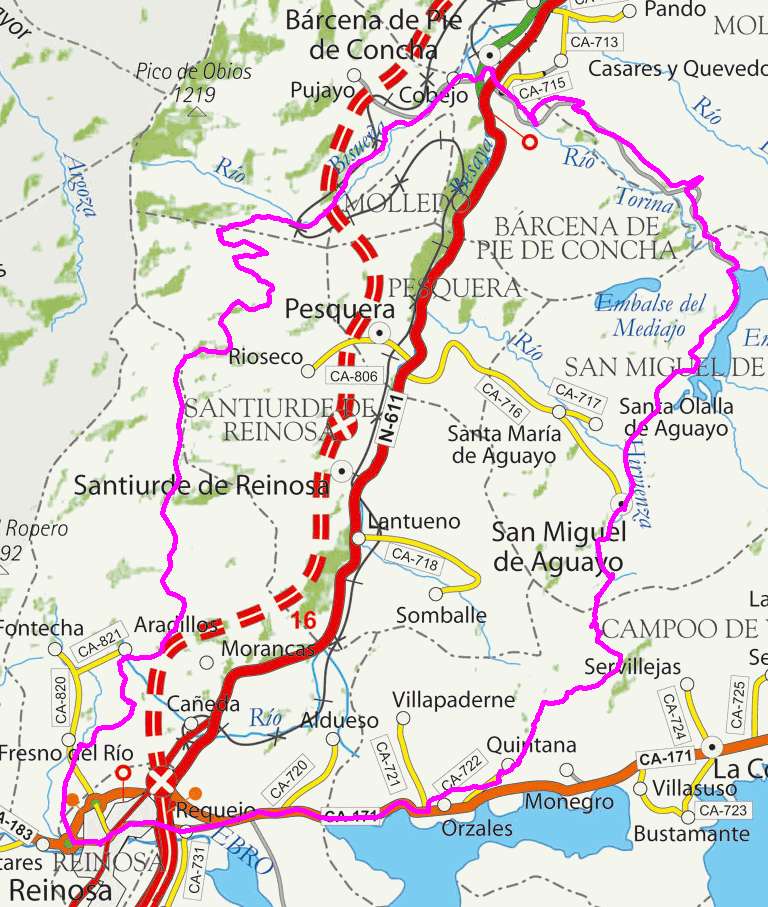 mapa ruta 44