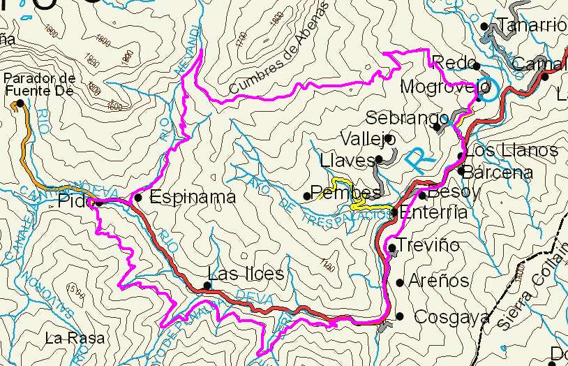 mapa route 4