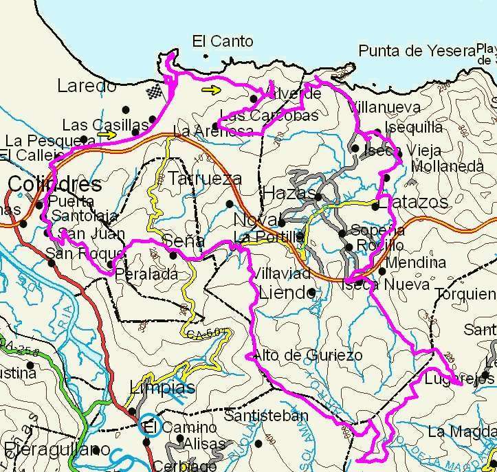 mapa route 113