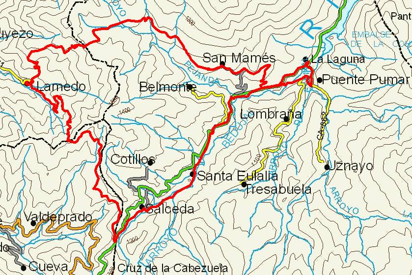 mapa route 118