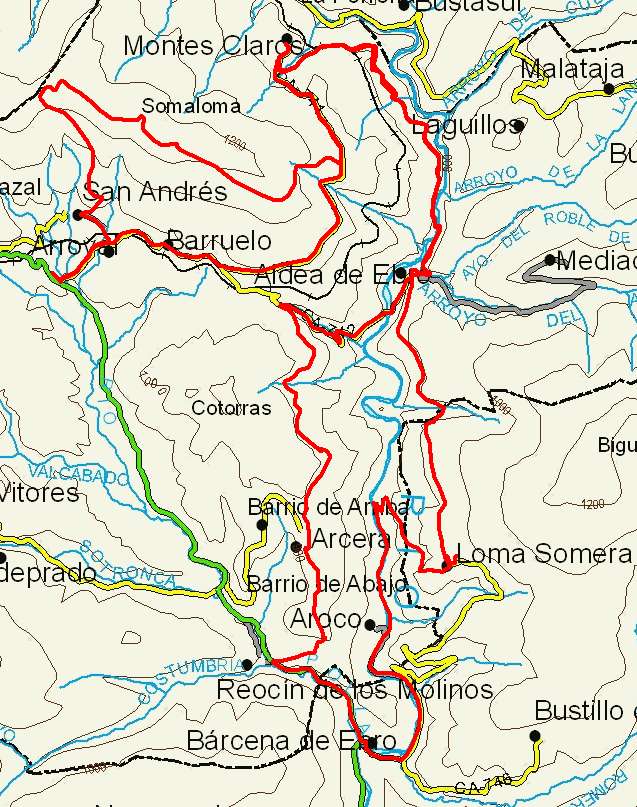 mapa ruta 120